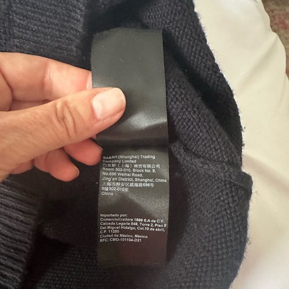 ba&sh Deep black V-Neck Sweater - Picture 11 of 12